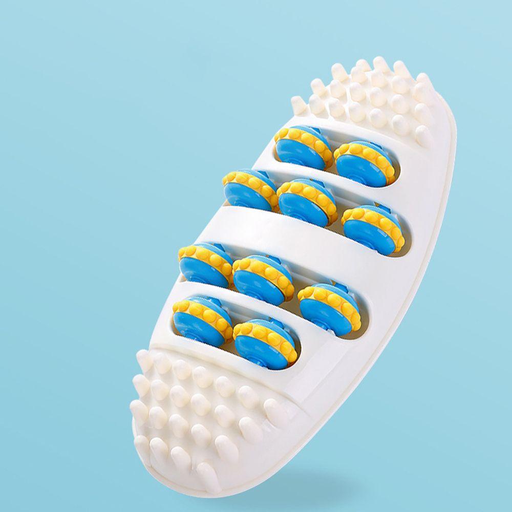 Массажный коврик, массажер, инструмент, 3D ролик шиацу, массажный ролик для ног, роликовое колесо, акупунктурная точка