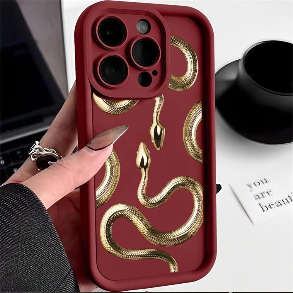 Мягкий чехол Sky Eye Ladder для Infinix Note 30 Hot 50 40 Smart 7 8 9 OnePlus Google Все модели Infinix Чехлы для телефонов Чехол NY25 Черный Золотой Змея дизайн