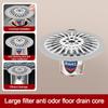 Anti Odor Floor Drain Core Large Size Easy Install Removable Seal Stopper Insect Proof Odor Control Basin Drain Filter