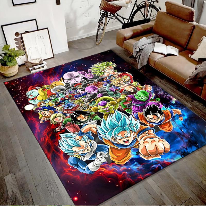 1pc Dragon Ball2 Design Printed Area Rug Carpet for Bedroom Living Room Home Decor Rugs Mat Non Slip Mat Rug for Bedside