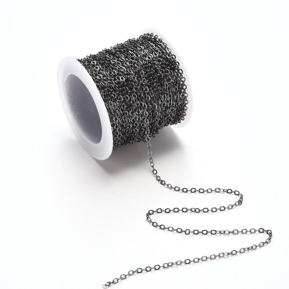 1Roll Stainless Steel Chain 10 Meters DIY Collarbone Chain Bracelet For Necklace