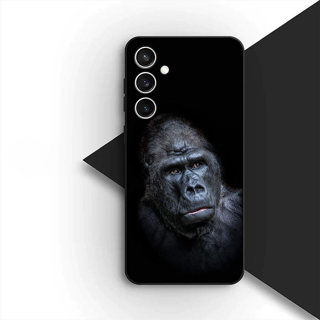 Casing Phone Cover for Samsung Galaxy S25 S24 S23 FE Ultra Plus S7 Edge S25+ S23+ A56 5G Case  Monkey Gorilla Ape Baby Animal