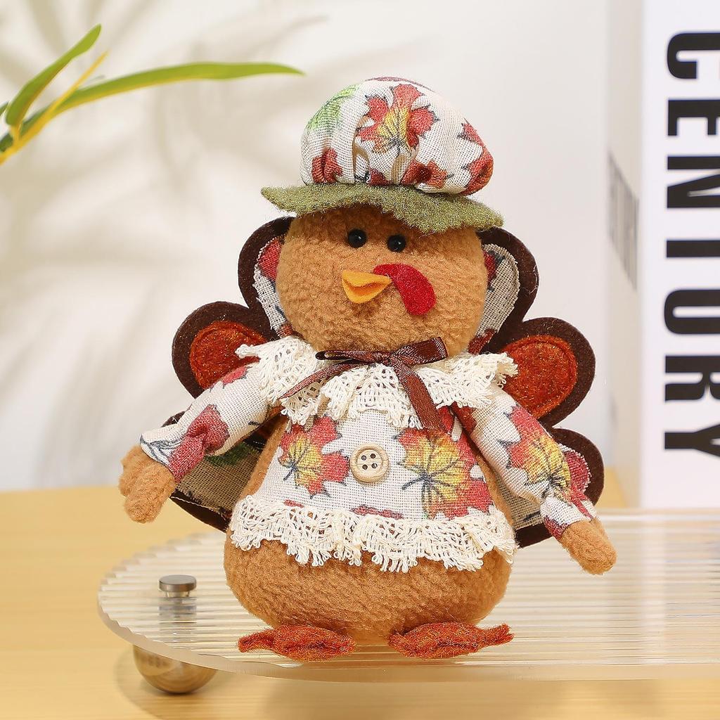 Орнаменты для дисплея «Рудольф и индейка» на День благодарения