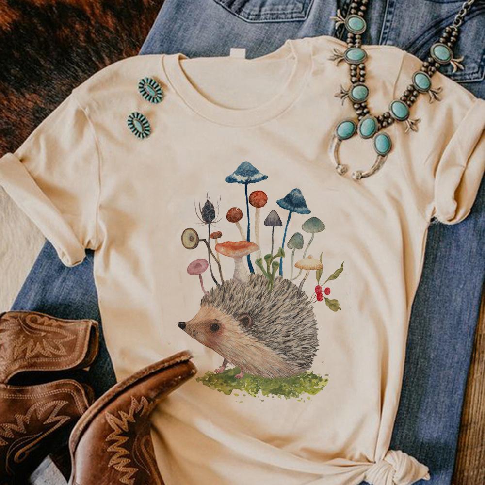 Hedgehog tshirt Women comic streetwear summer t shirt feUnisex comic 2000s designer clothes