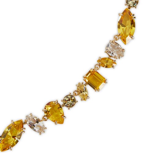 Swarovski Gema Necklaces Women's Gold 5652800GIALLOORO