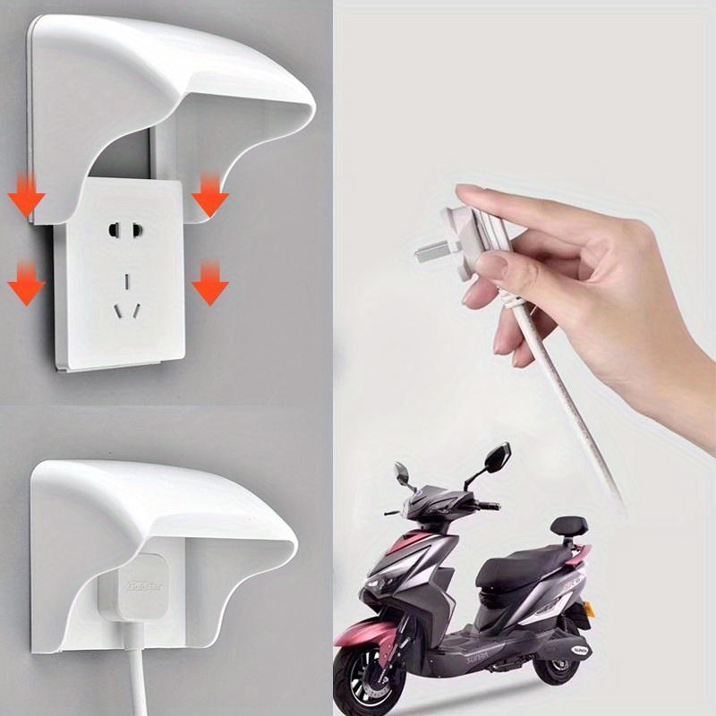 1 шт. Тип 86 Дождезащитная коробка Настенный выключатель света Розетка Защитная коробка Белый пластик Наружная крышка Водонепроницаемая накладная коробка Розетка