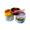 Silicone Rubber High Temperature Heat Resistant Round Design Ashtray