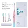 Ultrasonic Electric Toothbrush Rechargeable USB for Adults Teeth Whitening 5Mode Sonic Tooth Brushes Smart Timer with Travel Box