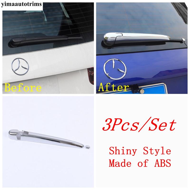 Chrome Rear Rain Wiper Cover Trim For Benz B GLB GLA Class W247 X247 H247 - 2024 / GLC Class X254 GLC260 GLC300 2024