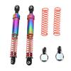 1 Pair RC Car Shock Absorber 105mm Colorful Oil Pressure Damping Large Caliber RC Shock Damper with Offset Cap