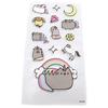 Pusheen [P9068] - Лист из 13 наклеек 'Pusheen' пастельно-серого цвета - 18,5x9 см
