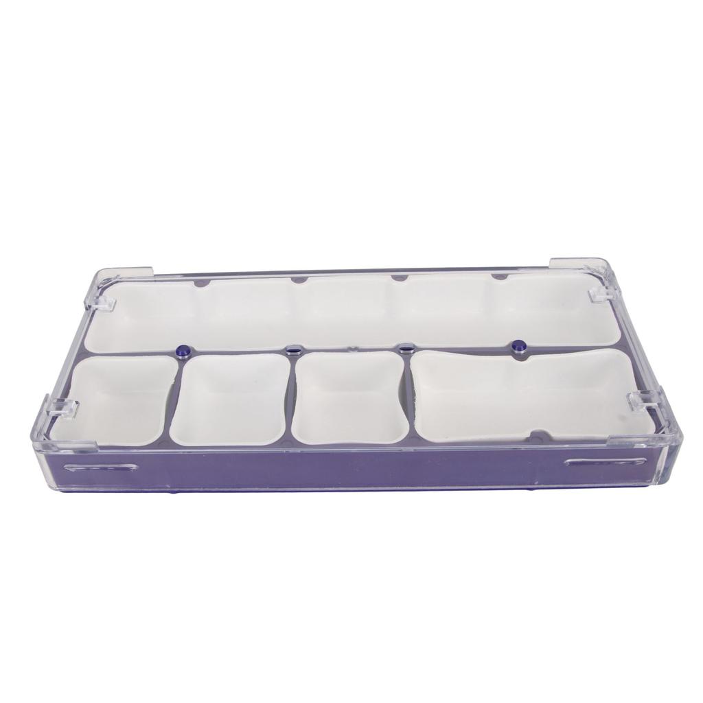 Watch Parts Storage Box Portable Stackable 5 Compartments Watches Movement Parts Box for Screws Hardware Accessories