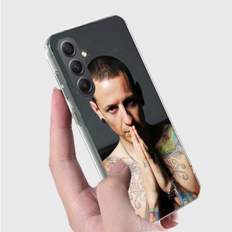 Singer C-Chester Bennington Phone Case for Samsung A16 A26 A36 A56 A17 A37 A57 A07 A06 A02S A03 A04S A05S Galaxy Note 20 10 A50S