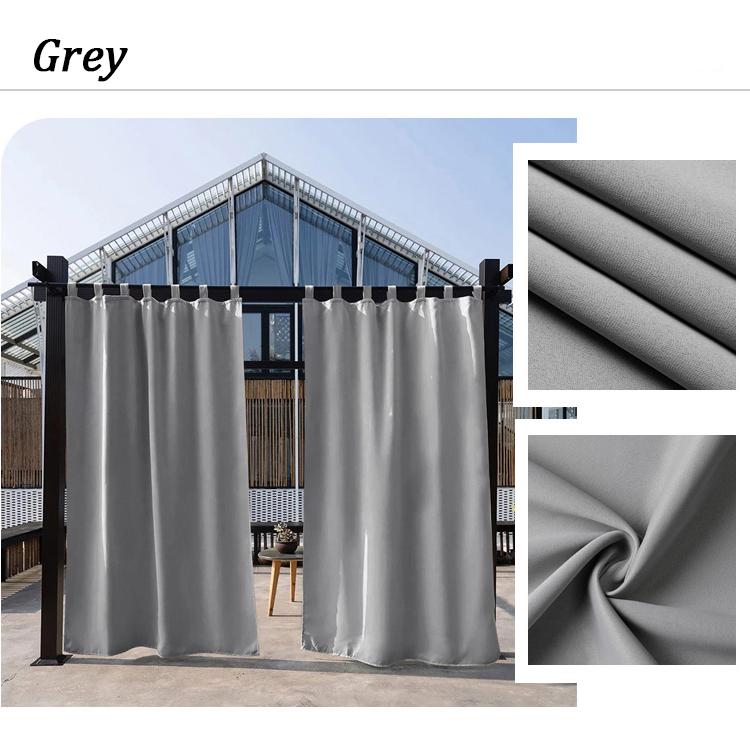 Высокоточная водонепроницаемая непромокаемая занавеска для наружного балкона, беседки, солнцезащитный крем, ткань для штор