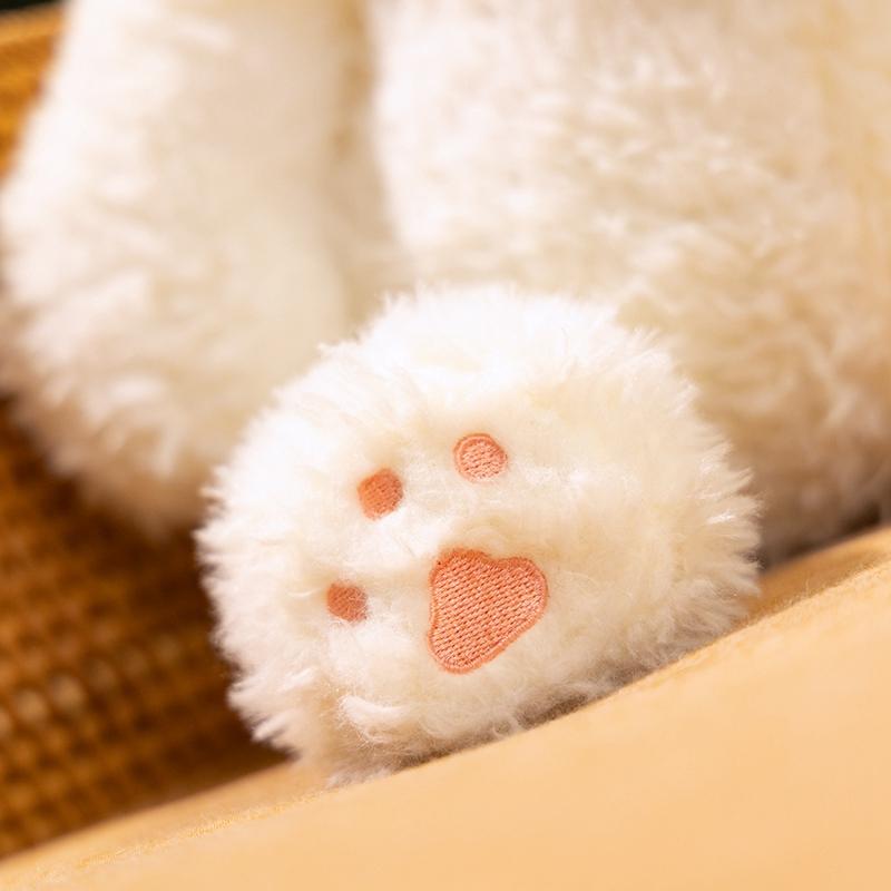 Милая пушистая плюшевая кукла Вест-Хайленд-Уайт-терьер Мягкая имитация собаки Мягкая игрушка Подарки для детей