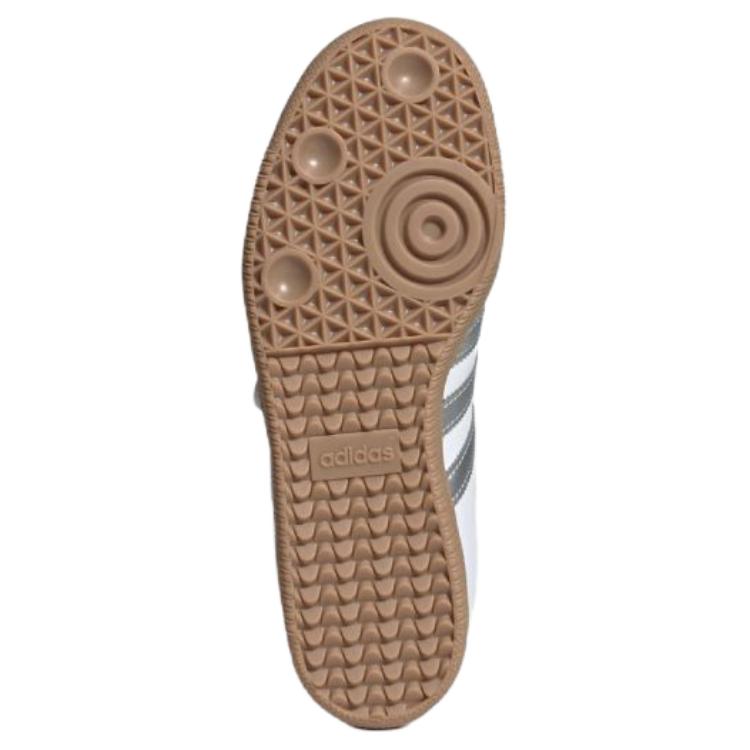 adidas Samba Jane Обувь Белый Серебристый Металлик Резина Женские Кроссовки Резина-4 KJ3785