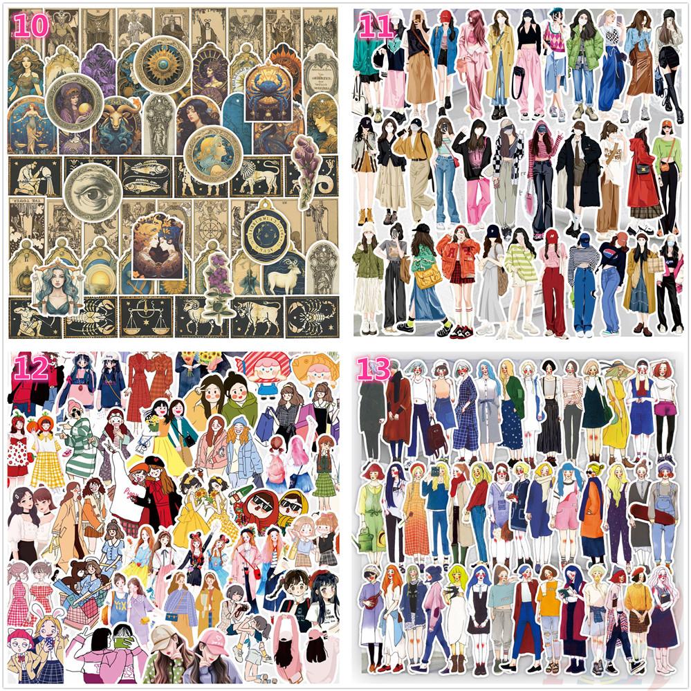 Современные наклейки Mori Girls DIY Scrapbooks Декор для альбома Наклейки Наклейки