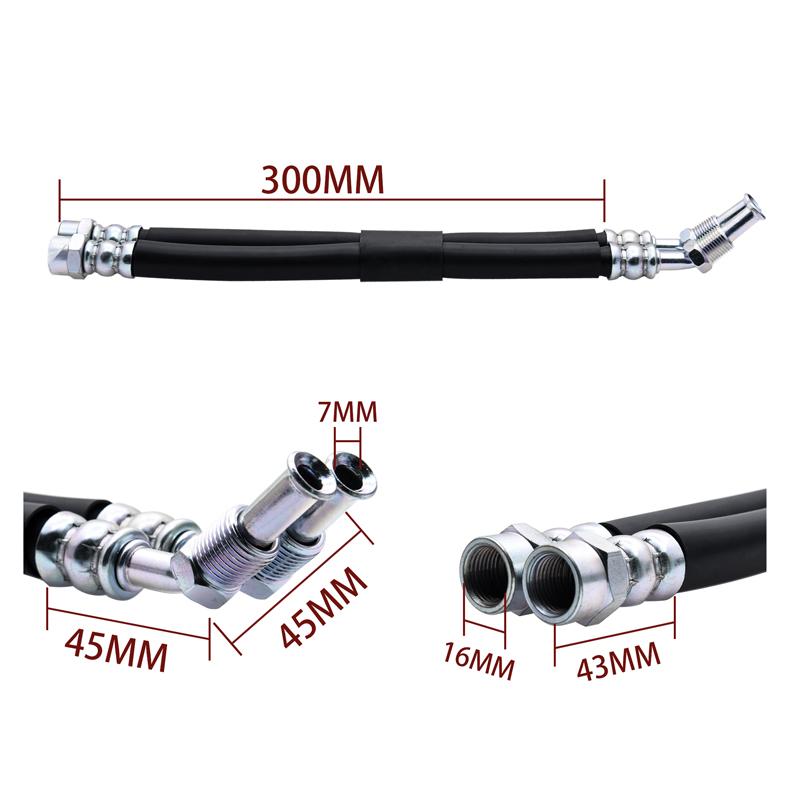 Подающий и обратный шланг масляного радиатора двигателя для Mitsubishi PAJERO MONTERO SPORT 1996-2011 L200 1996-2007 MR127900 2500 DIESEL 4D56