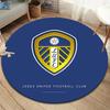 Leeds United Round Area Rug,Carpet Rug for Living Room Bedroom Sofa Playroom Decor,Non-slip Floor Mat