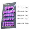 Motorcycle Screw Caps Set of 30 5 Colors Motorcycle Head Screw Cover Bicycle Engine