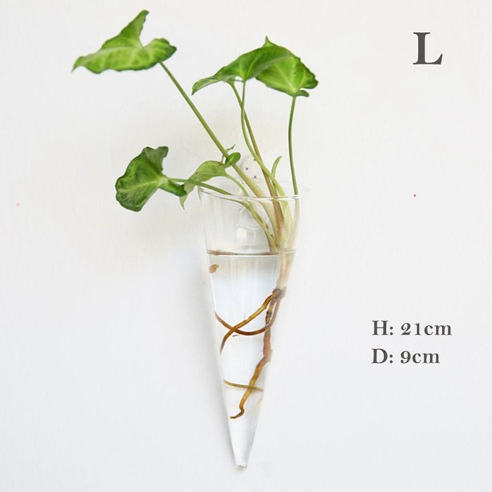 Durable European-style Flower Vase Multipurpose Creative Wall-mounted Hydroponic Vase Multi-style Flower Pot