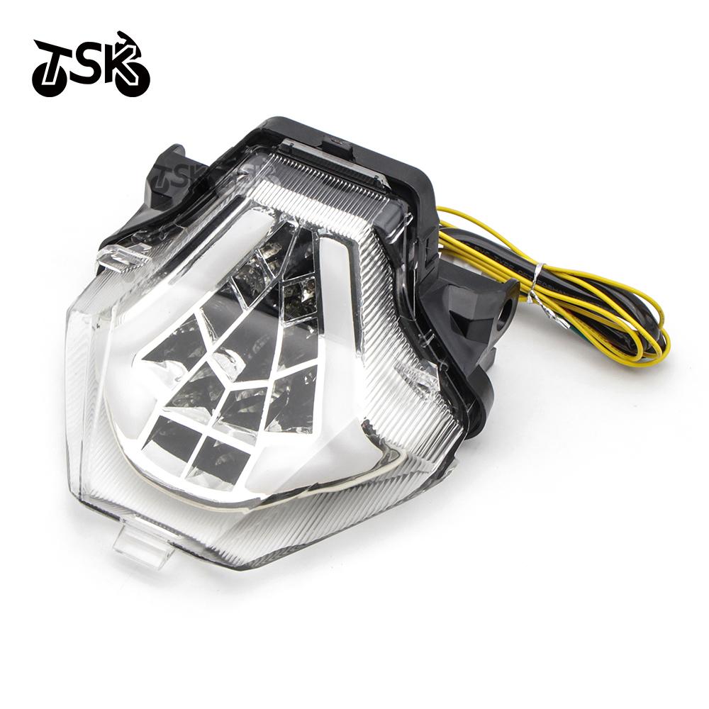 Motorcycle LED Taillight Moto rear Brake Light Indicator Lamp for Yamaha MT25 2015-2023 R3 R25 2015-2021 MT07 2014-2017 MT03