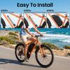 EU Warehouse Stock 48V 25AH 13s5p 5000MAH Replacement Lithium Ebike Battery AKKU Fit for 0-1800w Electric Mountain Bike