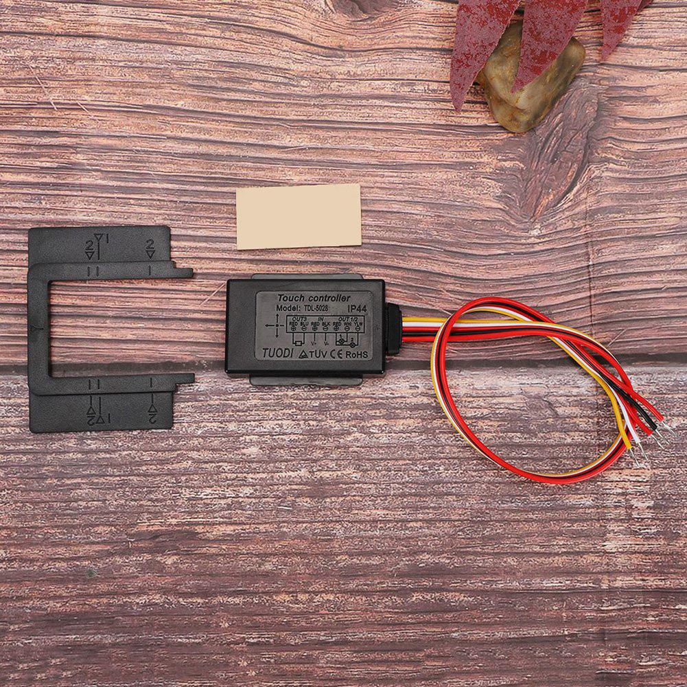 Сенсорный диммер-выключатель для зеркала для лампы Водонепроницаемый Широкий диапазон напряжения 5 В 24 В