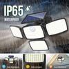 1/2 шт. Наружные солнечные фонари с 242 светодиодами, датчиком движения, 3 режимами, водонепроницаемые солнечные прожекторы для патио, сада, настенный светильник