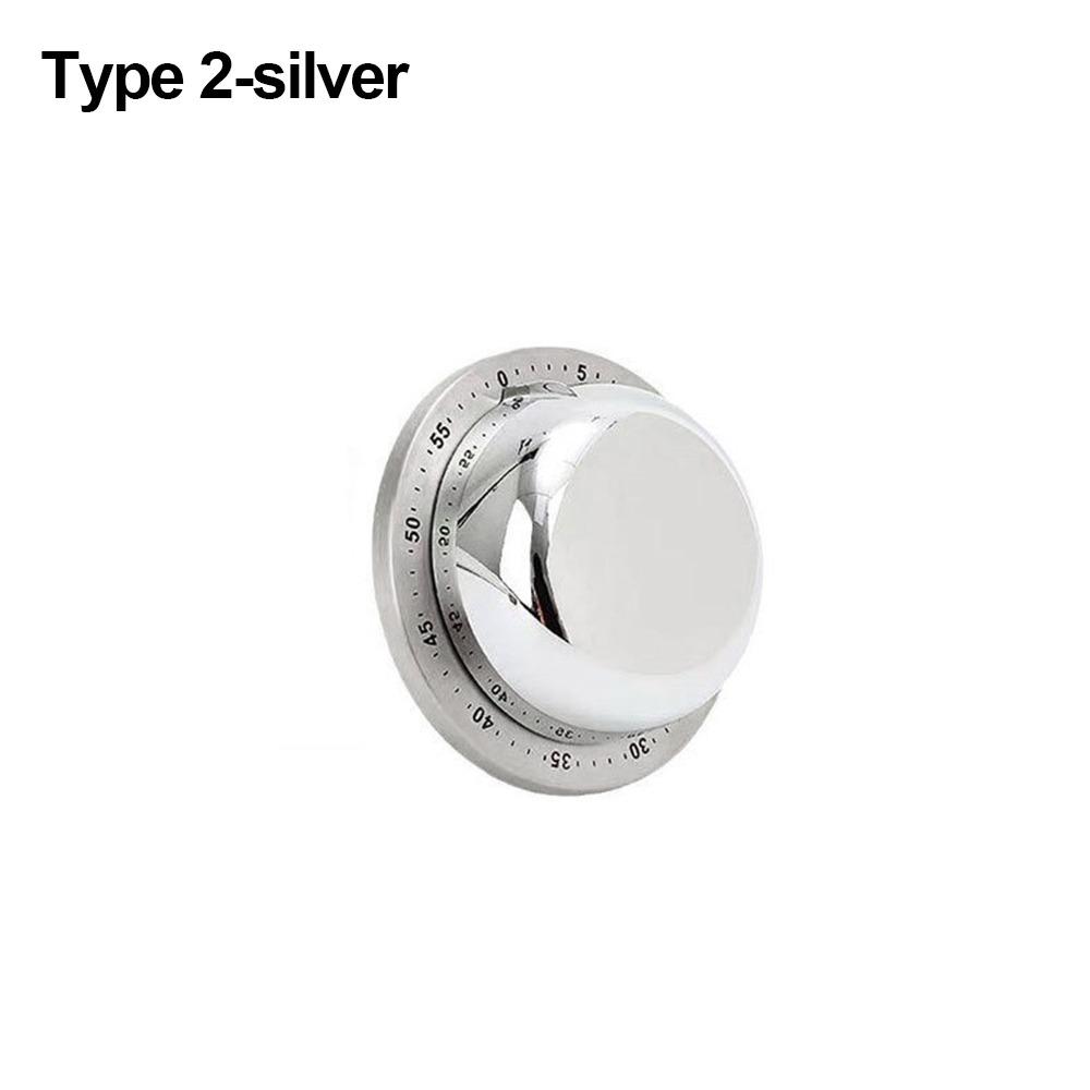 60-Minute Countdown Magnetic Kitchen Timer Manual Operation Countdown Clock Baking Reminder