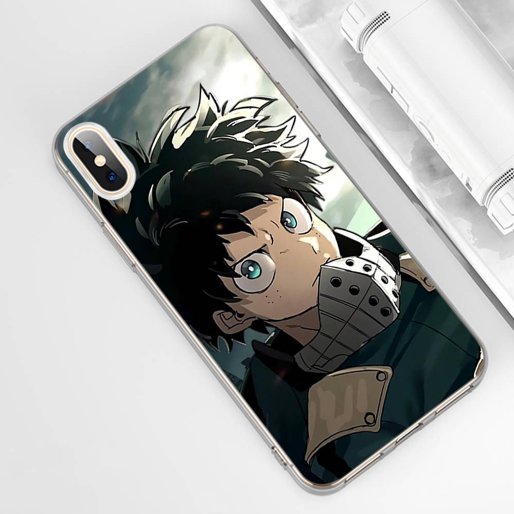 Чехол DT14 My Hero Academia для Samsung A04 A14 A23 A34 A54 M23 M33 M52 M53 Realme 10 9 C30S C35 C55 VIVO Y02S Y21 Y33S Y51 X80 Pro Прозрачная крышка