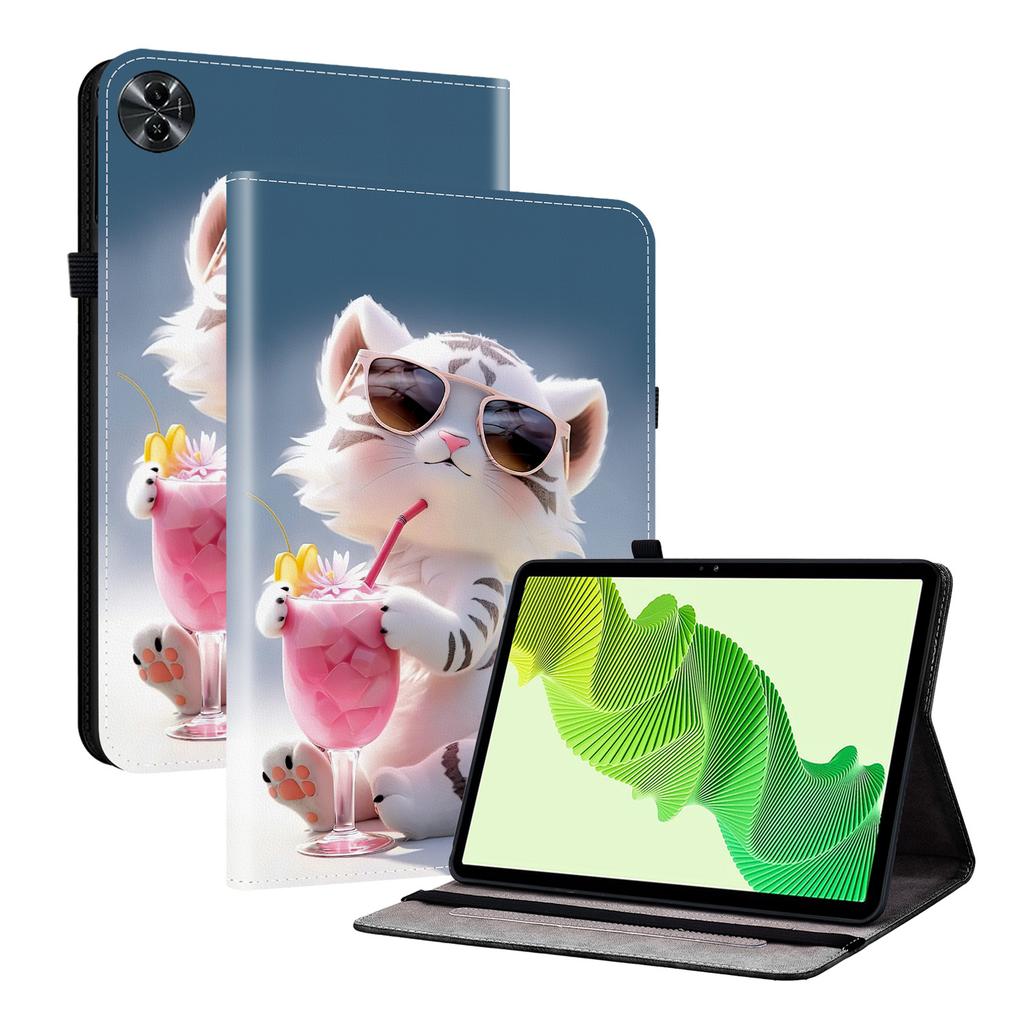 Чехол из искусственной кожи для планшета Realme Pad 2 — 11 стилей! Прочный, с 2 слотами для подставки, держателем для карандашей и слотами для карточек, гибкая задняя крышка из ТПУ
