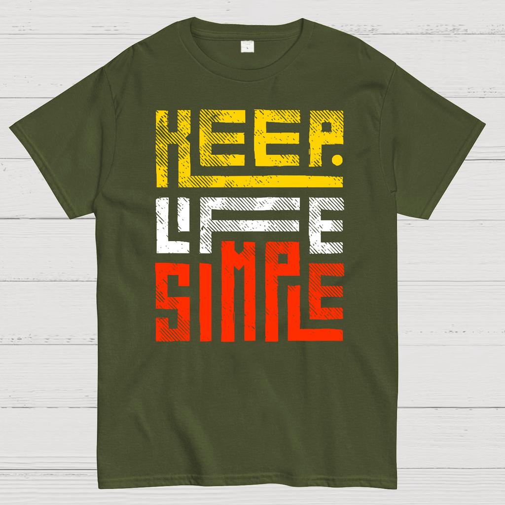 Keep Life Simple Cotton Summer Casual Cool Loose T-Shirt