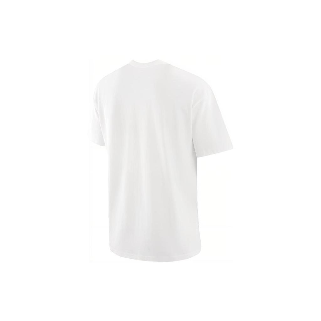 Nike Спортивная футболка с круглым вырезом и принтом алфавита, мужские топы, белые FV1129-100