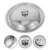 1pcs Stainless Steel Pot Lid Universal For Pans Saucepans Frying Skillets Cookware Replacement Knob Microwave Splatter Cover