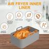 Silicone Air Fryer Liner for Ninja Dual Air Fryer Accessories Reusable Silicone Pot Grill Pan Baking Basket Kitchen Accessories