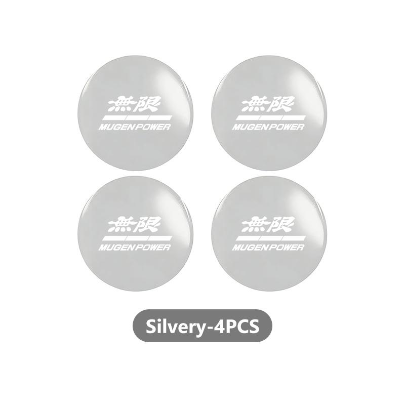 AAALM1 For Honda 56mm Car Wheel Center Hub Caps Sticker Emblem Accessories Mugen DOHC Modulo Pilot Type-R Type-S VTEC INSPIRE
