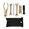 1set Universal Motorcycle Repair Tool Motorbike Spark Plug Wrench Screwdriver Sleeve Pliers Wrenches Socket Tool
