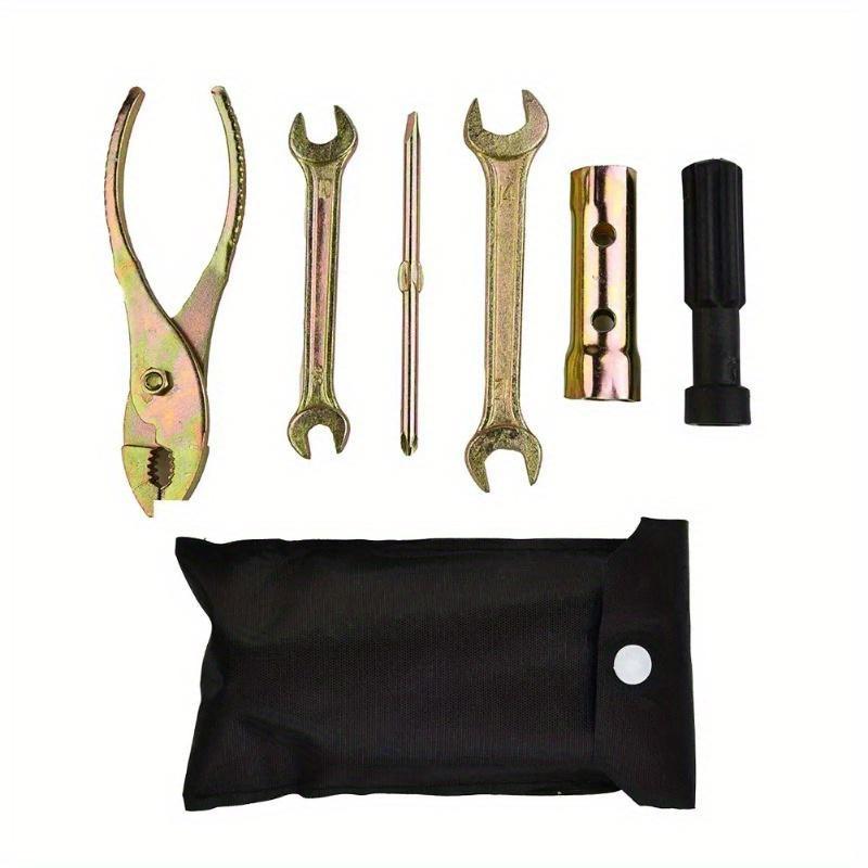 1set Universal Motorcycle Repair Tool Motorbike Spark Plug Wrench Screwdriver Sleeve Pliers Wrenches Socket Tool