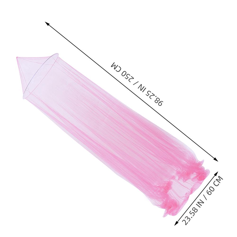 Дышащий светло-розовый балдахин для кровати, москитная сетка, купольный дизайн для односпальной, полуторной, детской кроватки, элегантная сетка для защиты от насекомых