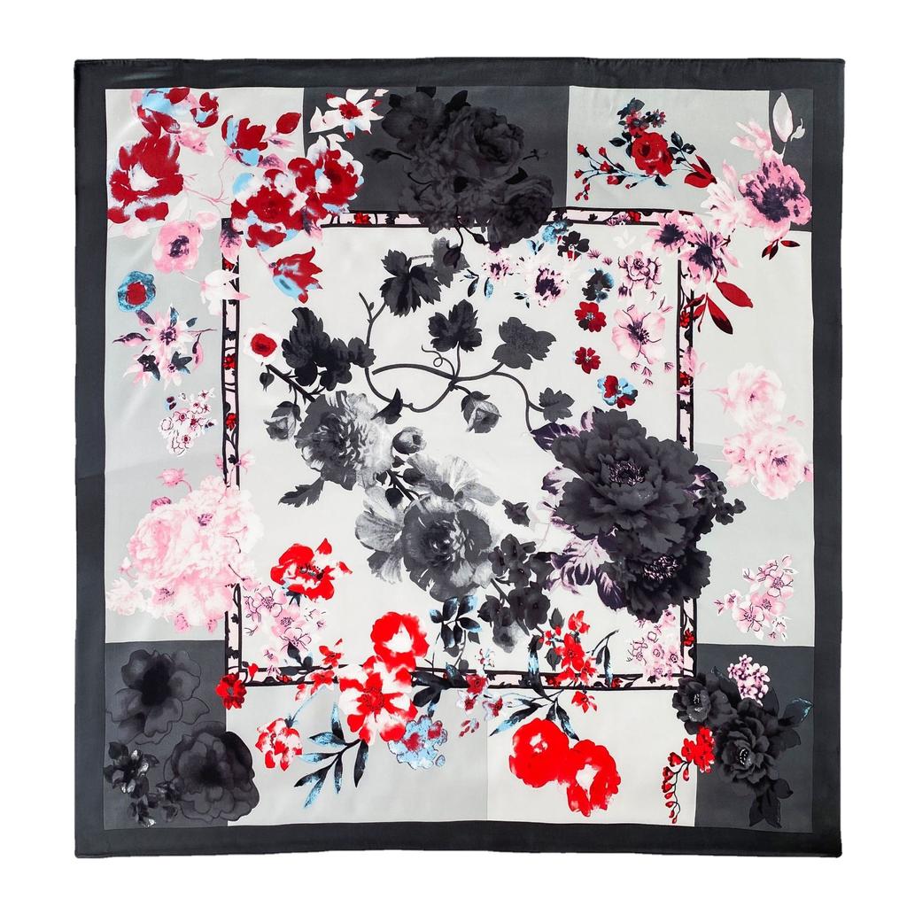 High-quality Luxurious Silk Scarves Headband Scarfs Neck Scarf For Women Chain Silk Scarf Women's Decorative Shawl