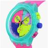 Swatch SuSg408 Неоновый Флэш Стрелка Мужские Уретановые Часы