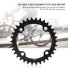 32Celsius34Celsius36Celsius38T BCD 104 Mountain Bike Steel Single Crank Chain   Repair Parts (Black 32T)