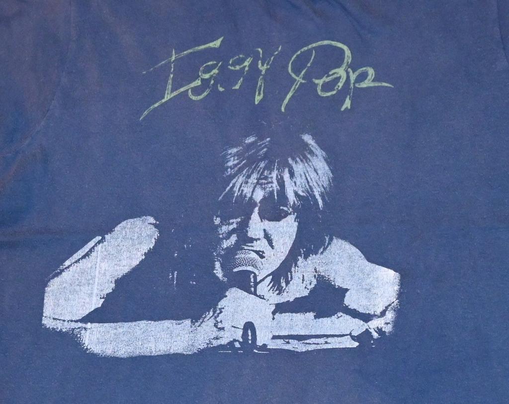 1980-х IGGY And The STOOGES винтажная редкая оригинальная панк-рок концертный тур футболка (XL) X-Large Игги Поп X-Large 70-х 80-х футболка ПоДАРОК