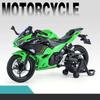 1/12 Kawasaki Ninja 400 Сплав Литой Модель Мотоцикла Коллекция Транспортных Средств Звук и Свет Внедорожный Автоцикл Игрушечная Модель Автомобиля