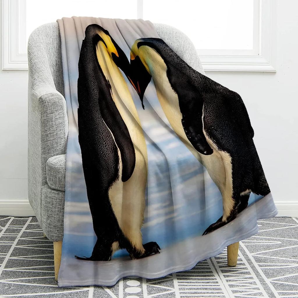 1PC Throw Cute Dinosaur animals theme Flannel Blanket Soft thin Blankets wolfs art for Sofa Bed Car Camp wild animals theme gift