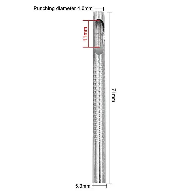 Инструмент для пробивки кожи для ремней и ремешков - Идеально подходит для поясных ремней, плечевых ремней, обуви, люверсов и ремешков для часов