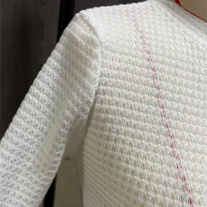 Модная тонкая футболка с круглым вырезом и длинным рукавом, элегантная однотонная трикотажная повседневная футболка для женщин, простая базовая женская укороченная футболка-пуловер 26148