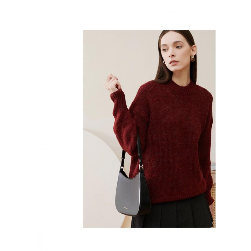 Premium Niche Design French Stick Bag Genuine Leather Women's 2025 New Fashionable Underarm Shoulder Tote
