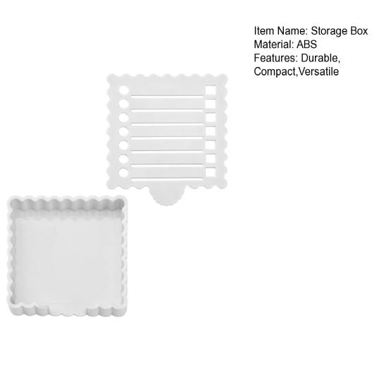 Диспенсер для заметок Yousheng с шаблоном Портативный органайзер для заметок и диспенсер для стикеров Компактный настольный ящик для хранения блокнотов 3x3 дюйма Офисные принадлежности